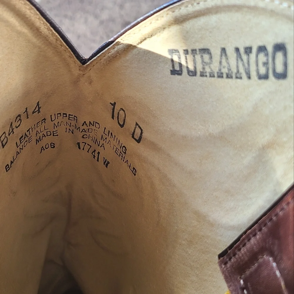 Durango Western Embroidered Boots